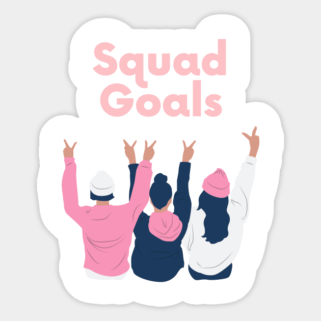 Squad Goals Sticker by GMAT